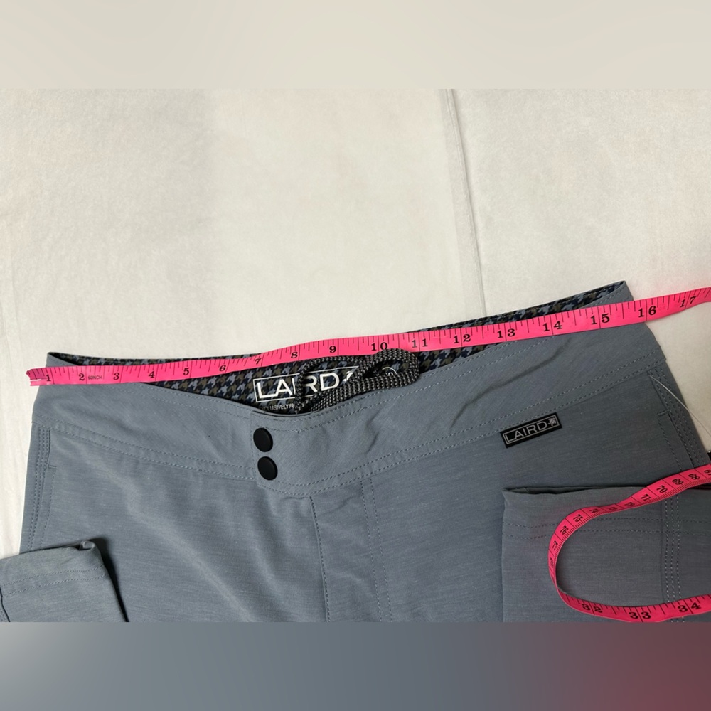 Nwt; LAIRD Apparel Pants Mens Blue Nylon Stretch Athletic Limited Edition - Picture 7 of 13